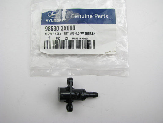 New Genuine FRONT LEFT Windshield Washer Fluid Nozzle OEM For Hyundai 986303X000