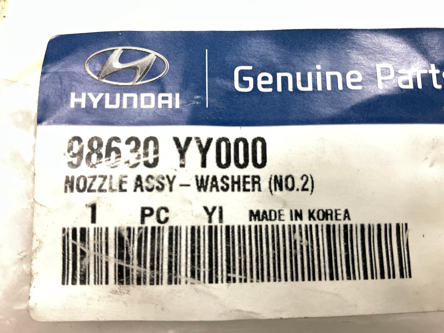(2) Windshield Washer Spray Nozzle OEM For Hyundai 98630YY000