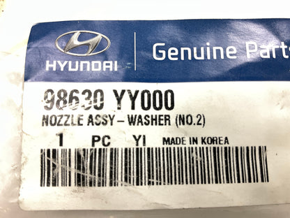 (2) Windshield Washer Spray Nozzle OEM For Hyundai 98630YY000