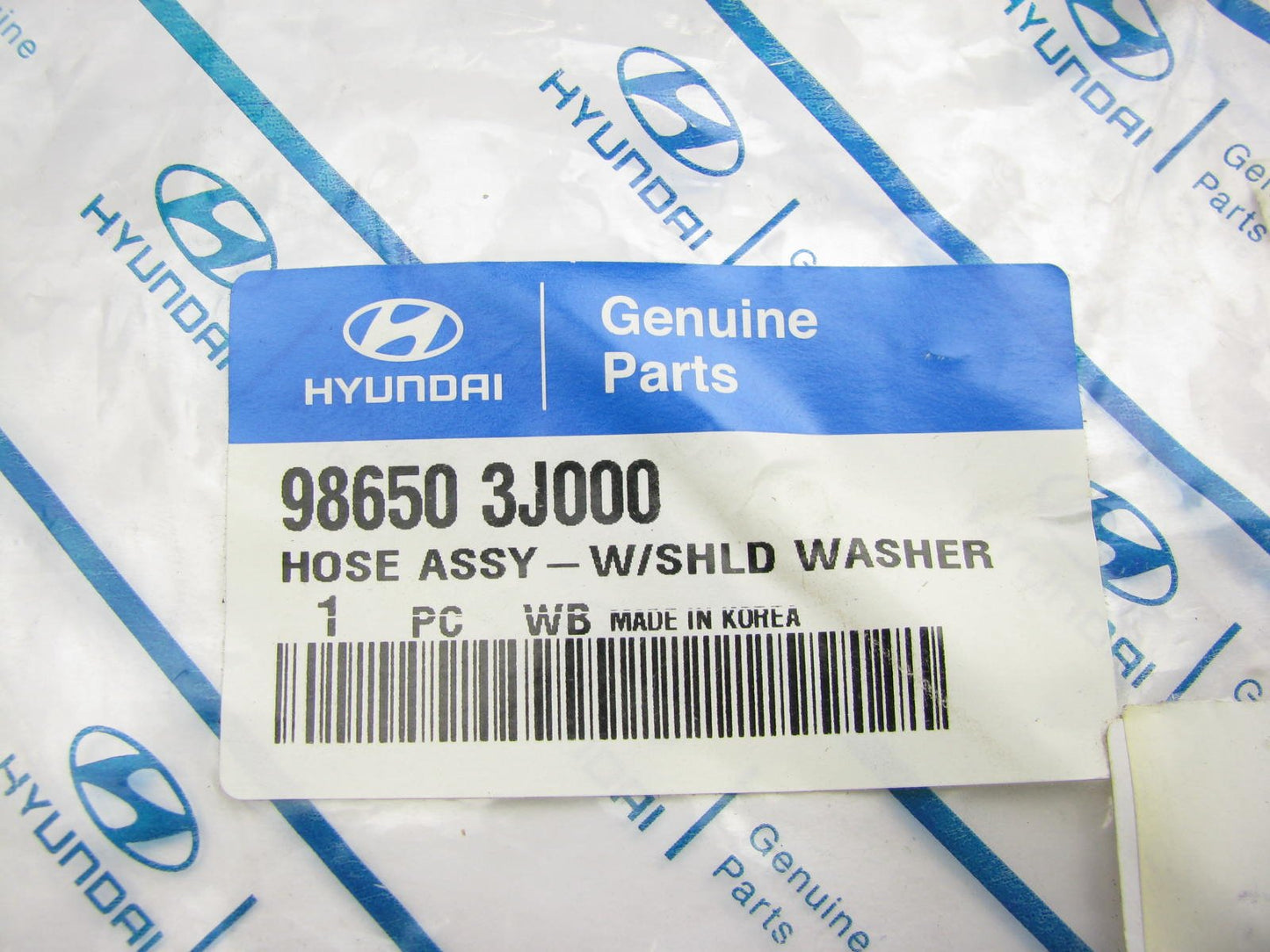 NEW - OEM 986503J000 Windshield Wiper Washer Hose For 2007-2012 Hyundai Veracruz