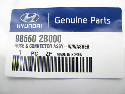 NEW Windshield Wiper Washer Fluid Hose Section OEM For 2007-09 Hyundai Santa Fe