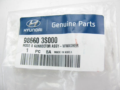 NEW - OEM Windshield Wiper Washer Hose For 2011-2015 Hyundai Sonata 986603S000