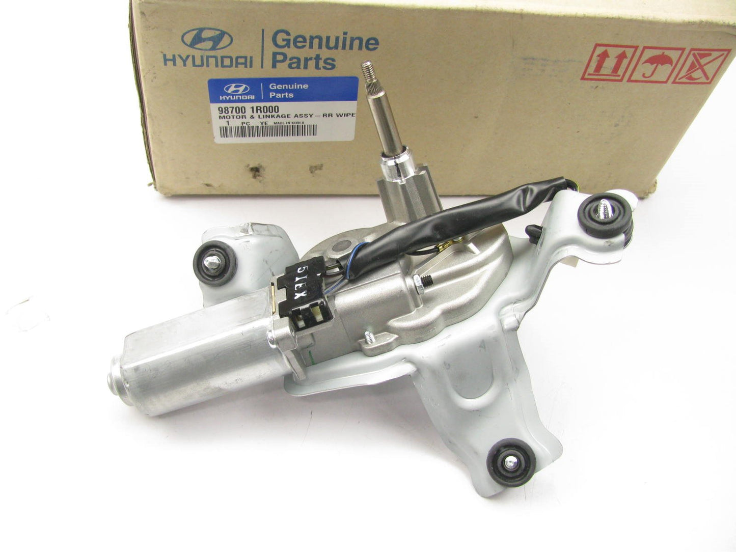 NEW GENUINE REAR Back Glass Wiper Motor OEM For 12-16 Accent 987001R000