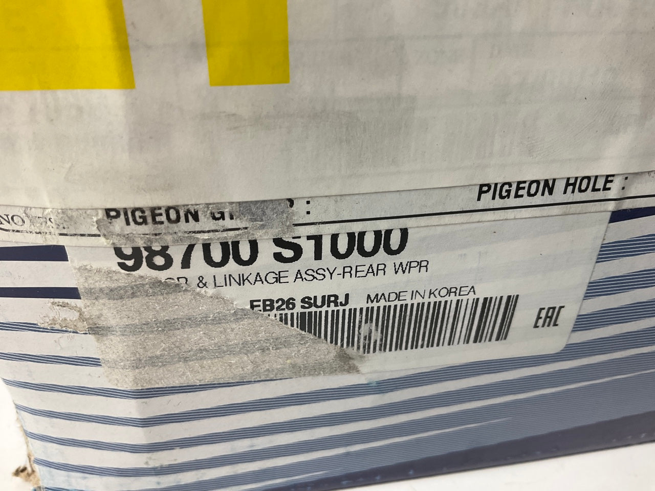 NEW Rear Liftgate Back Glass Wiper Motor OEM For 2019-2023 Santa Fe 98700S1000