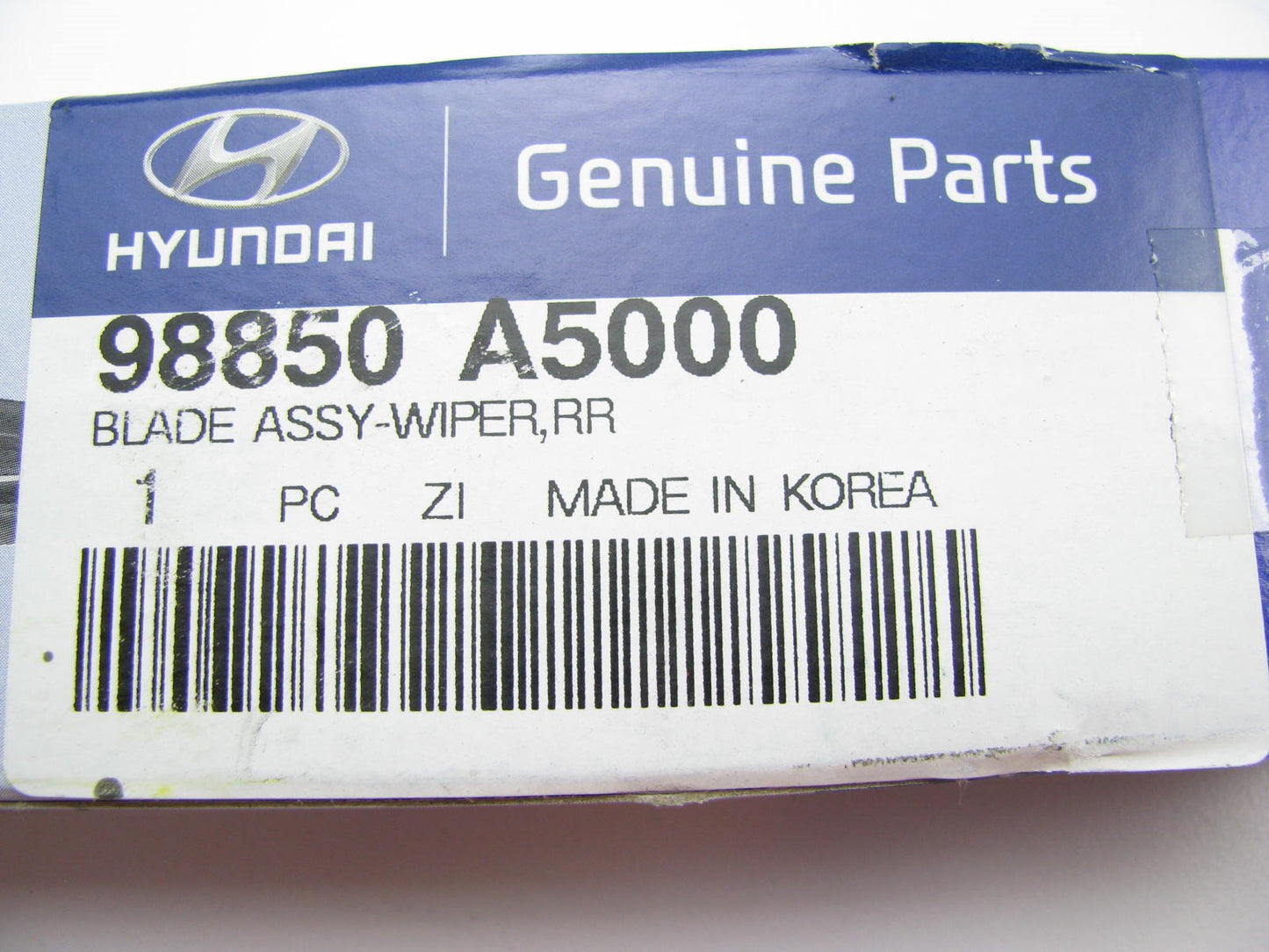 NEW - OEM 98850A5000 Rear Back Glass Wiper Blade For 2013-14 Hyundai Elantra GT