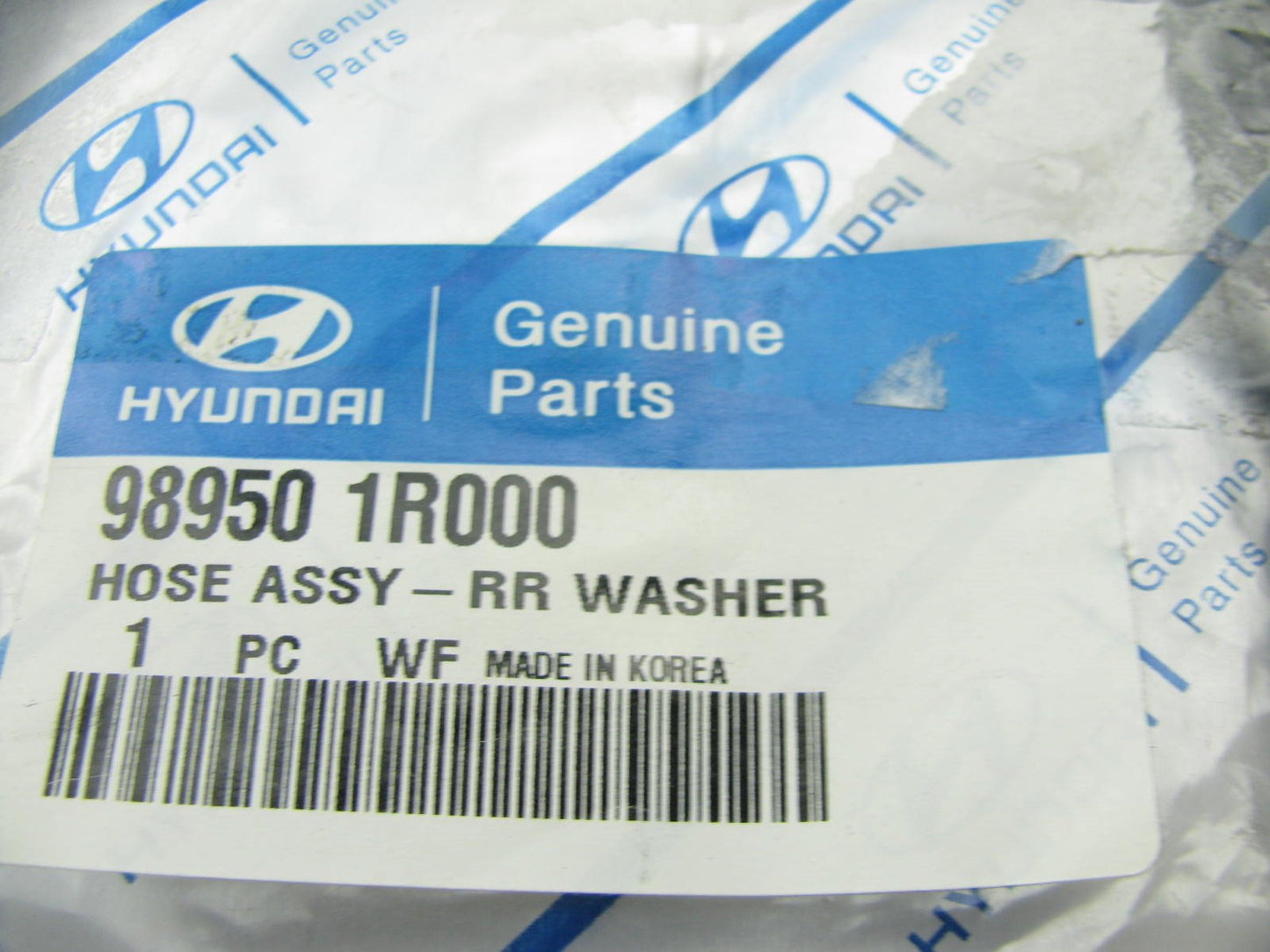 NEW OEM Rear Back Glass Washer Pump Hose Fluid Tube For 12-17 Accent 989501R000