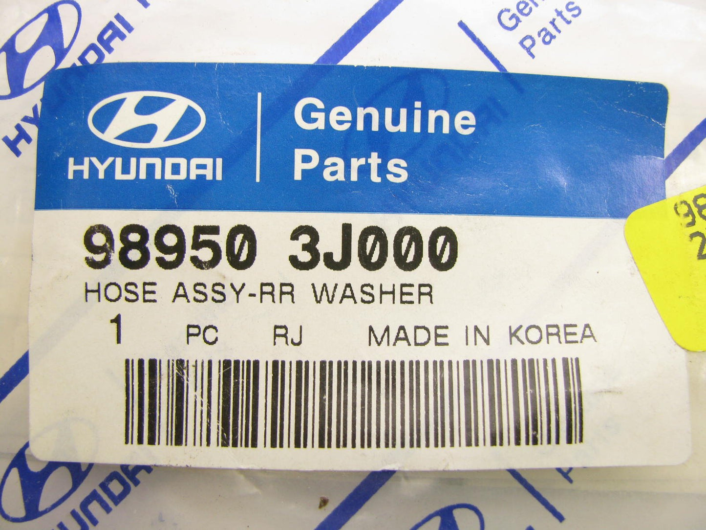 New Liftgate Back Glass Wiper Washer Hose OEM For 07-12 Veracruz 989503J000