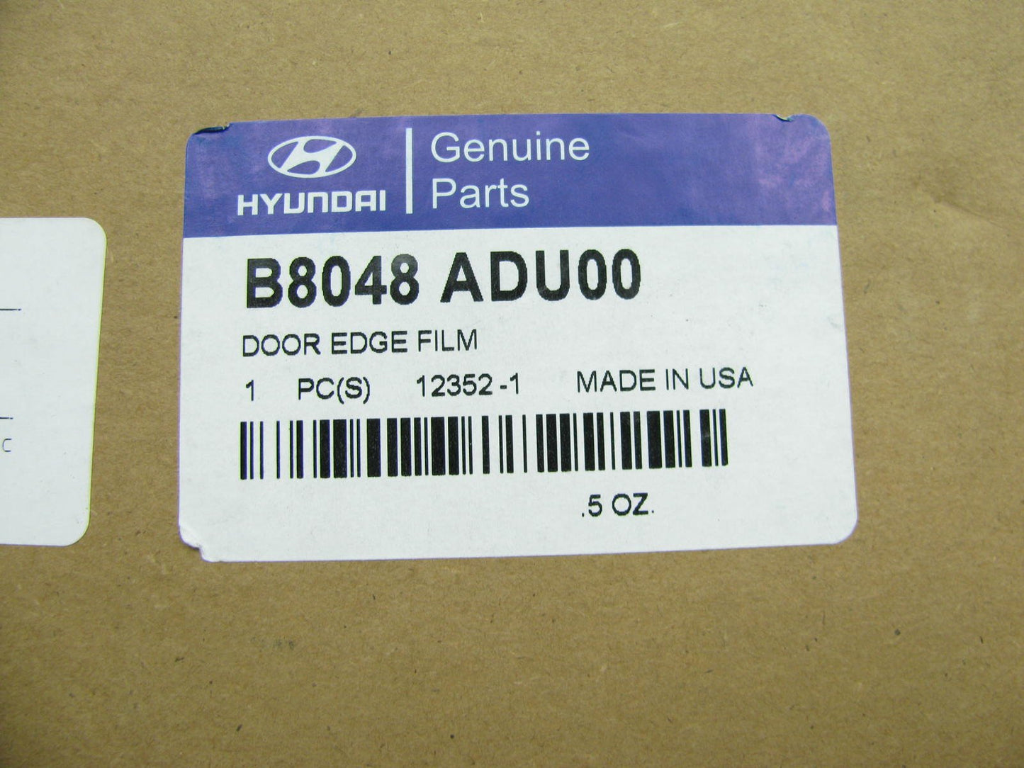 Clear Door Edge Protective Film Guard Kit OEM For 2013-2014 Santa Fe B8048ADU00