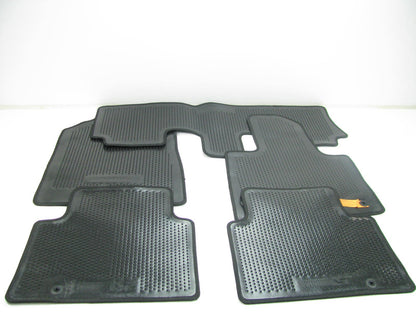 NEW - OEM B8F14AC000RYN Carpet Floor Mat Set, Black For 2013-14 Hyundai Santa Fe