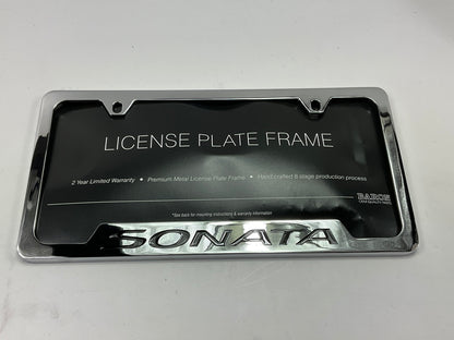 NEW - Chrome License Plate Frame OEM For Hyundai Sonata C2F39AM000