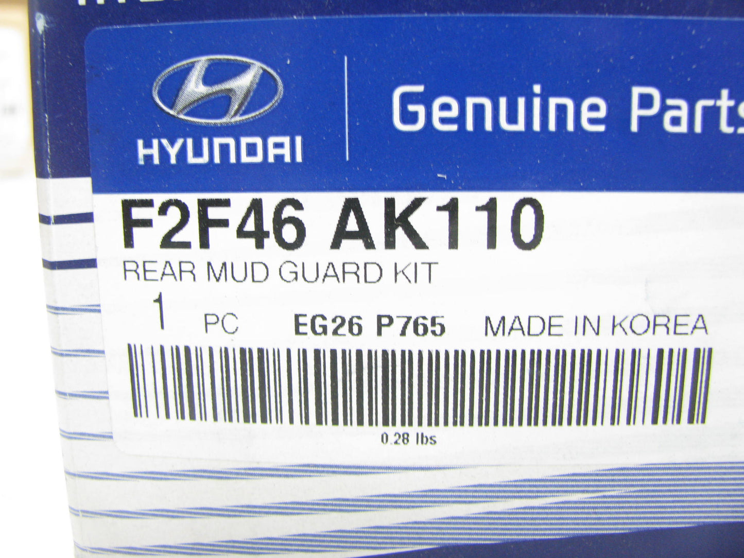 NEW F2F46AK110 REAR Splash Guards / Mud Flaps OEM For 19-20 Hyundai Elantra