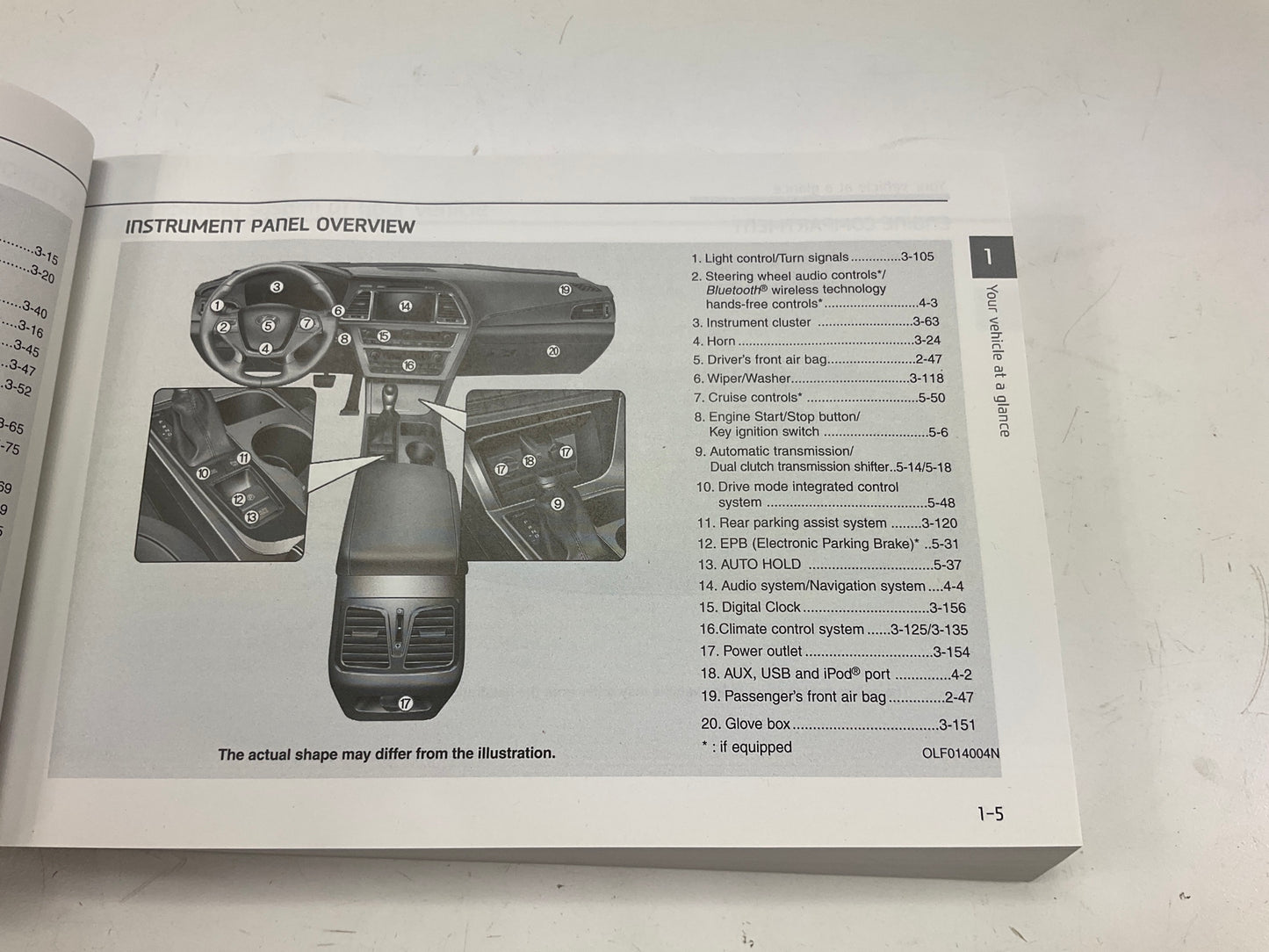 USED - Owners Manual OEM For 2015 Hyundai Sonata FC10EU56M