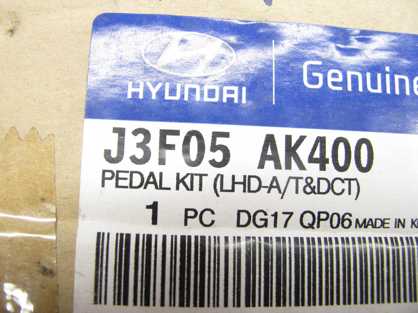 Sport Pedals Set, Automatic Transmission OEM For 2019-2020 Hyundai Veloster
