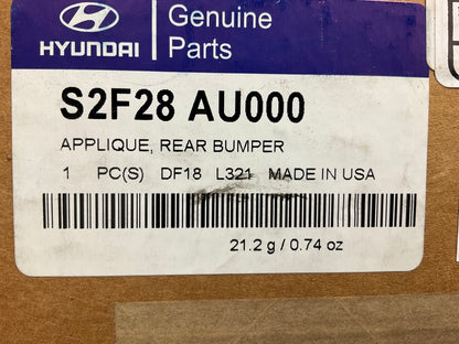 Rear Bumper Applique Clear Protective Stip OEM For 2019-2020 Santa Fe S2F28AU000