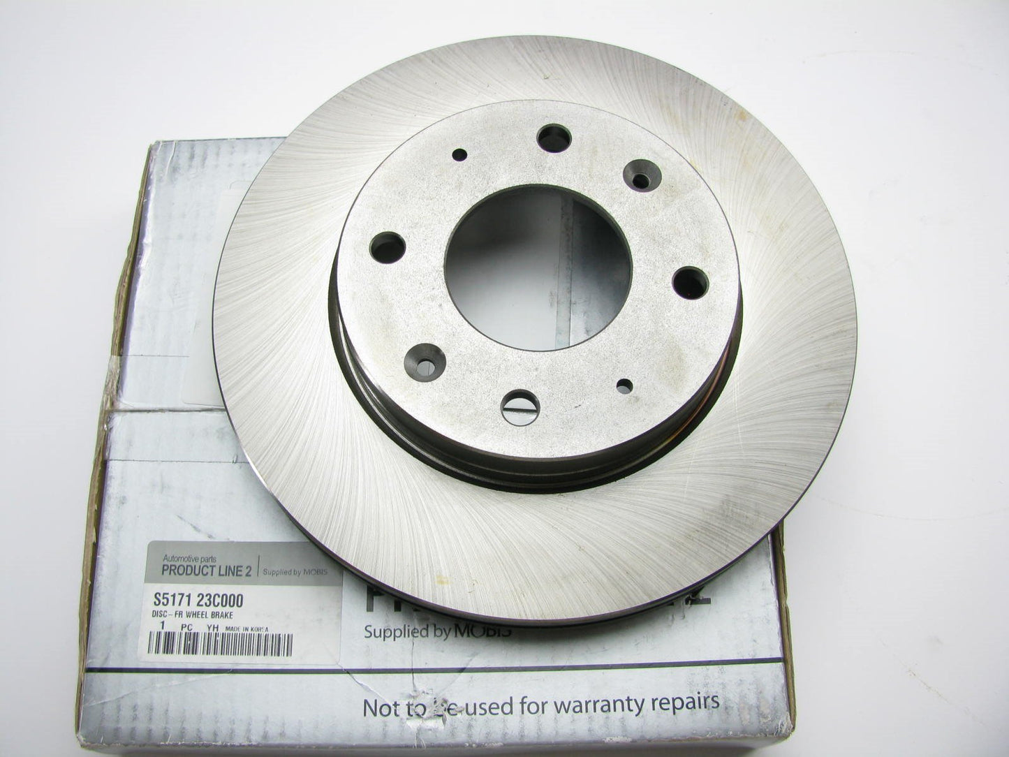 NEW GENUINE OEM 517123C000 Front Disc Brake Rotor For Hyundai