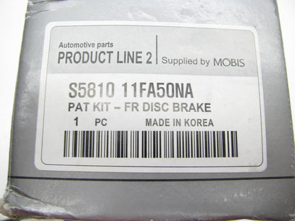 NEW - OEM S581011FA50NA Front Disc Brake Pads For Hyundai