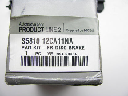 NEW - OEM S581012CA11NA Front Brake Pads For Hyundai