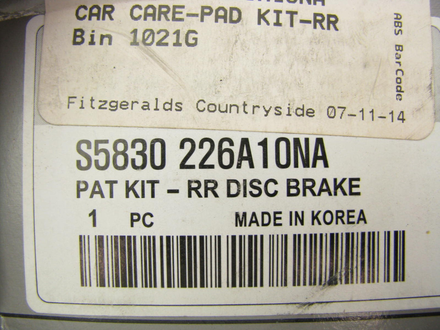NEW GENUINE Rear Disc Brake Pads OEM For Hyundai S5830226A10NA