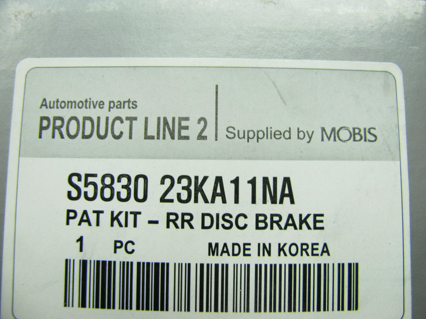 Genuine Rear Disc Brake Pads OEM For Hyundai S583023KA11NA