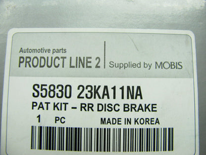 Genuine Rear Disc Brake Pads OEM For Hyundai S583023KA11NA
