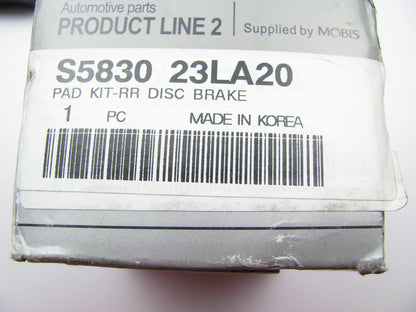 NEW - OEM S583023LA20 Rear Disc Brake Pads For 2007-2010 Hyundai Azera