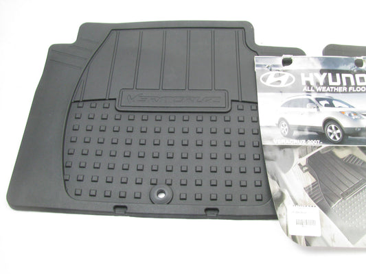 NEW U81323J000 REAR 2nd Row Floor Mats ALL WEATHER RUBBER OEM For 10-12 Veracruz