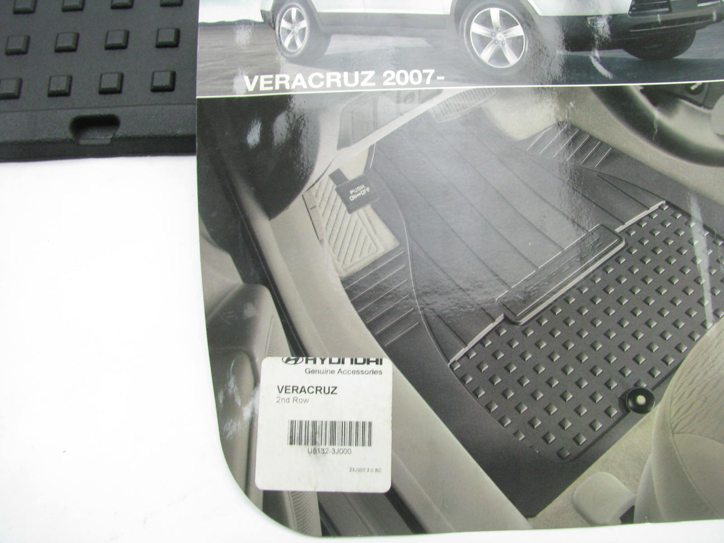 NEW Rear (Back) Rubber Floor Liner Mats, Universal, 21.5''x16.5'' OEM For Hyundai