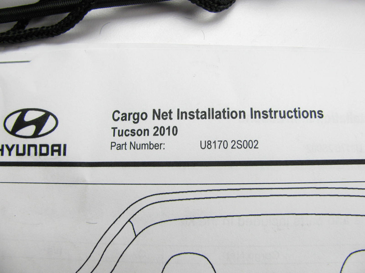 New Genuine Rear Cargo Net OEM For 2010-2014 Tucson  U81702S0P1