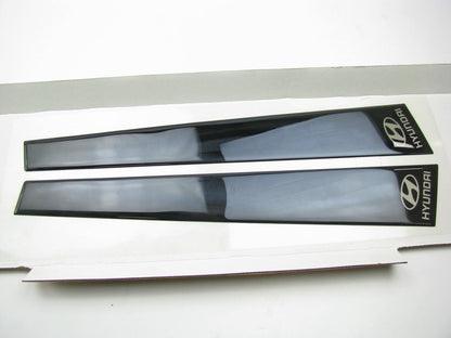 New Front Door Applique Moulding Trim Strips BLACK For 05-11 Accent U83501E300BL