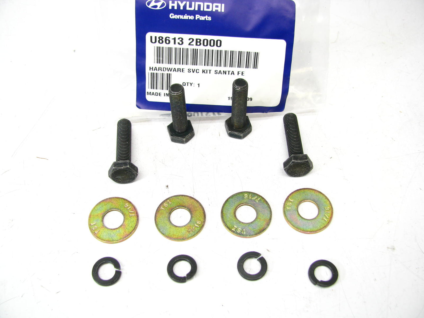 NEW - OEM U86132B000 Tow Hitch Hardware Service Kit For Hyundai Santa Fe