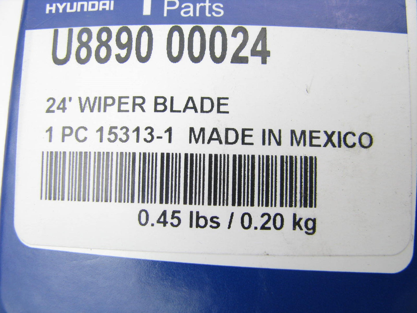 NEW GENUINE Left Drivers Side OEM Wiper Blade 24'' For 2007-2012 Hyundai Santa Fe