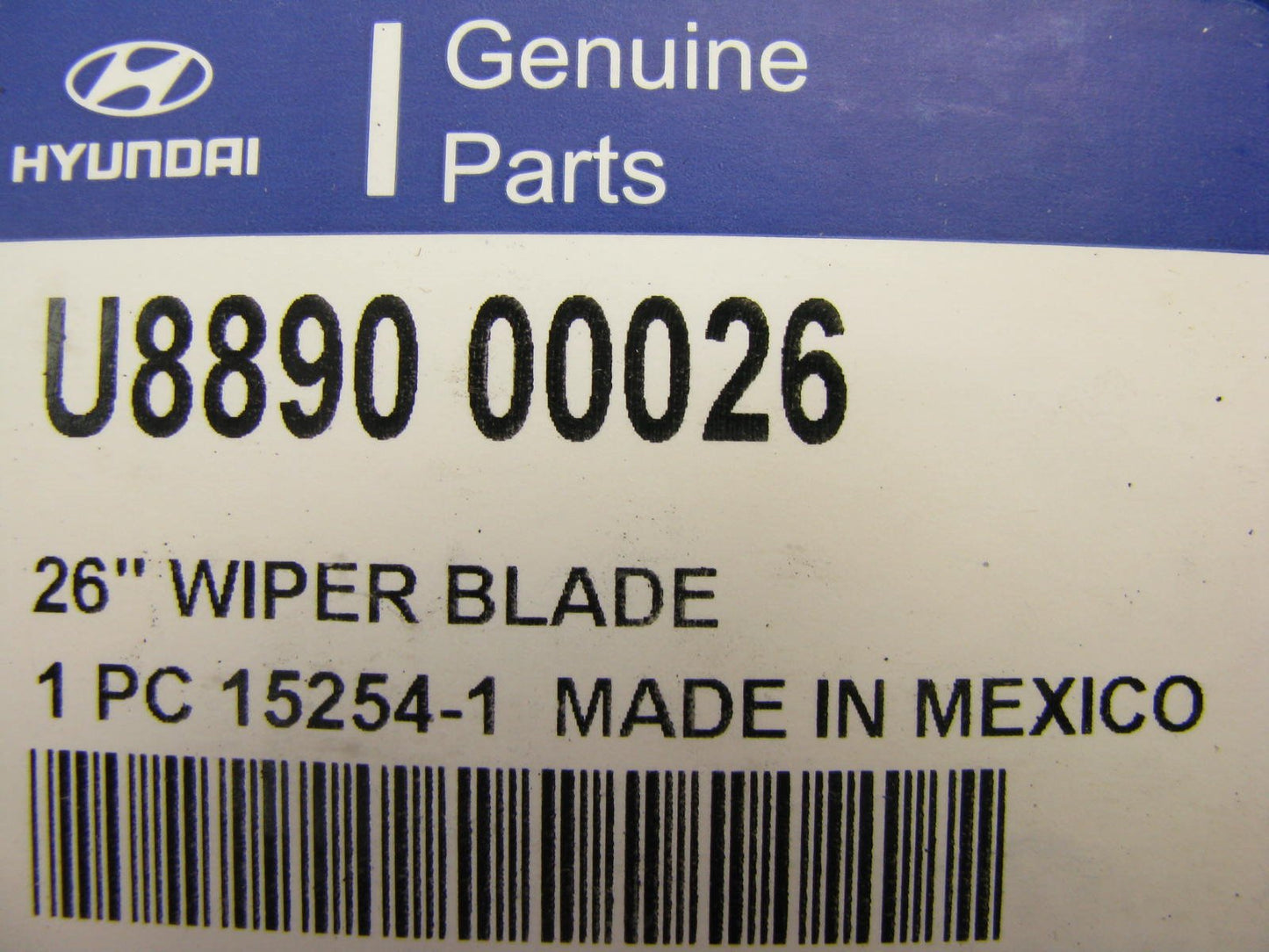 New Front Windshield Wiper Blade Left Driver 26in OEM For Hyundai U889000026