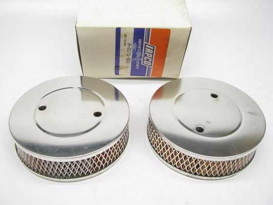 (2) Iapco A-0171-001 Round Air Cleaner Filter SU Carburetor For 1956-61 Triumph