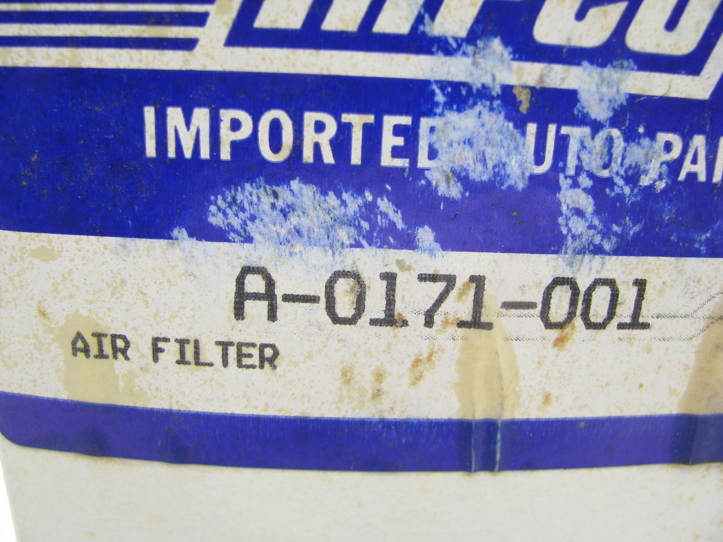 (2) Iapco A-0171-001 Round Air Cleaner Filter SU Carburetor 1962-1966 Volvo