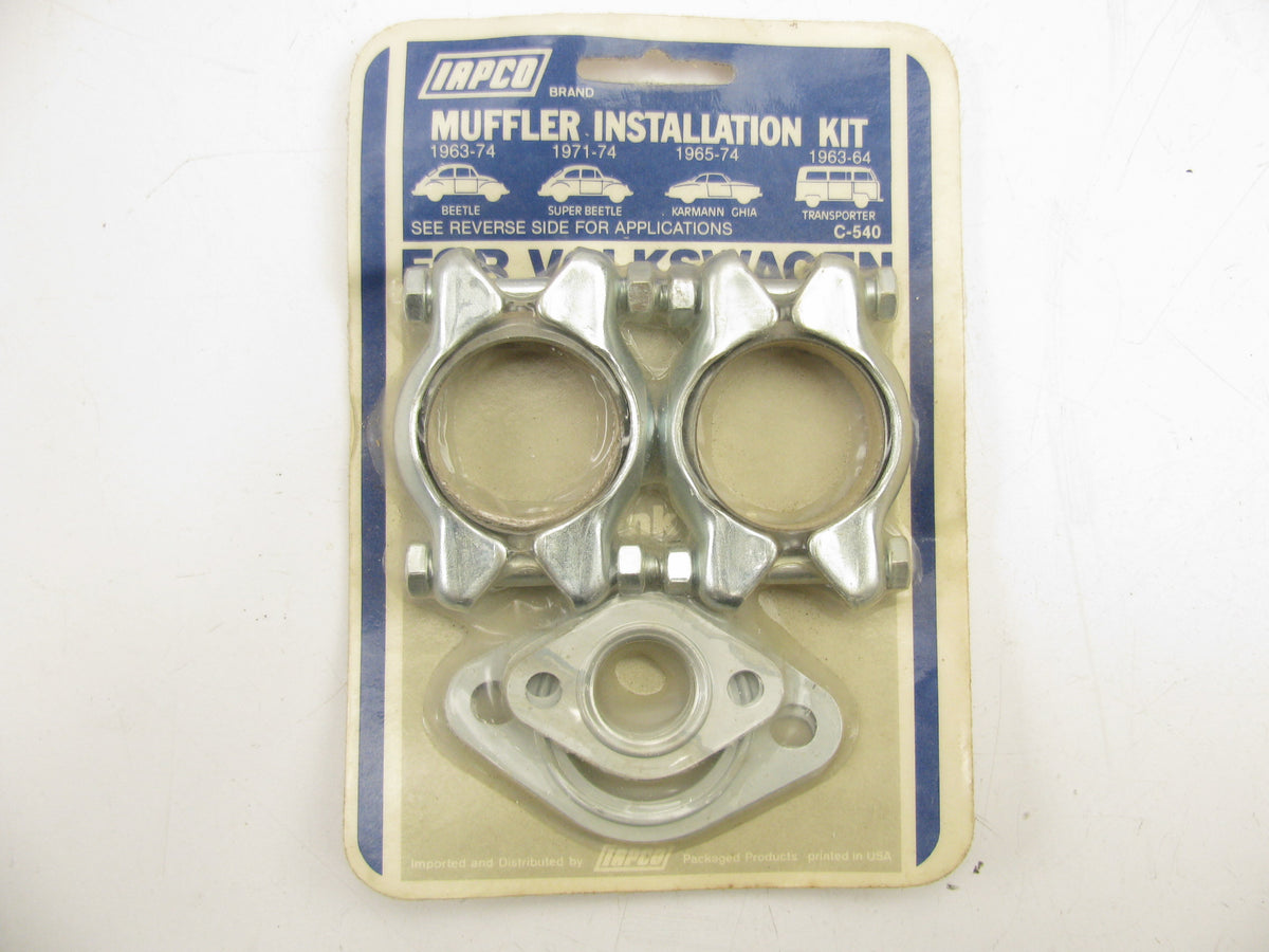 Iapco C-540 Muffler Installation Kit 1963-74 Beetle 65-74 Karmann Ghia 63-64 Bus