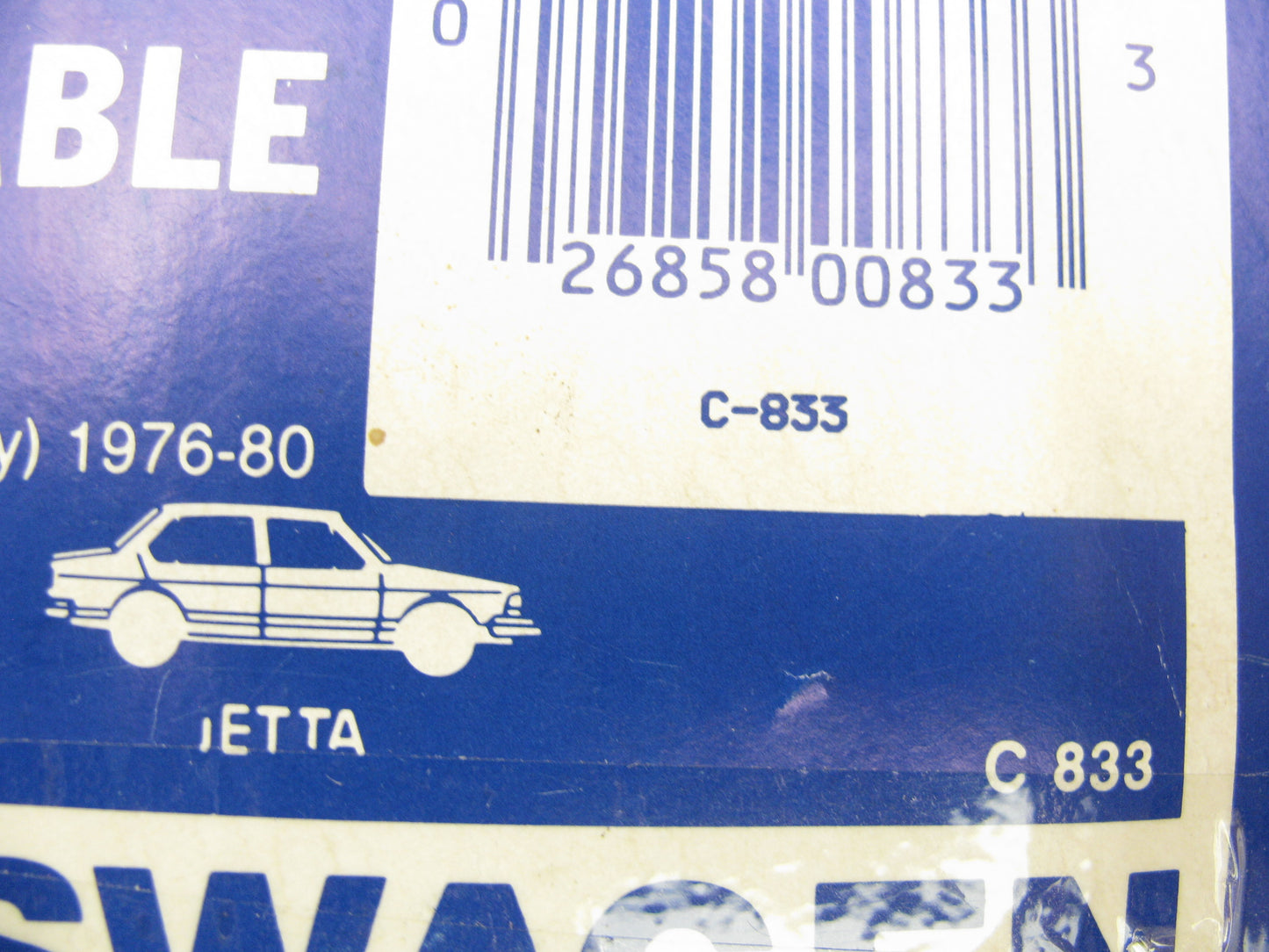 Iapco C-833 Accelerator Gas Throttle Cable For 1977-1984 Volkswagen