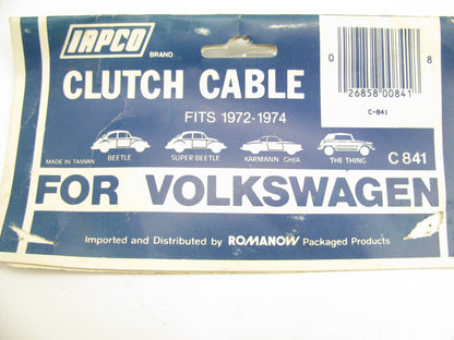 Iapco C-841 Clutch Cable 1972-1974 Volkswagen Beetle, Karmann Ghia, Thing