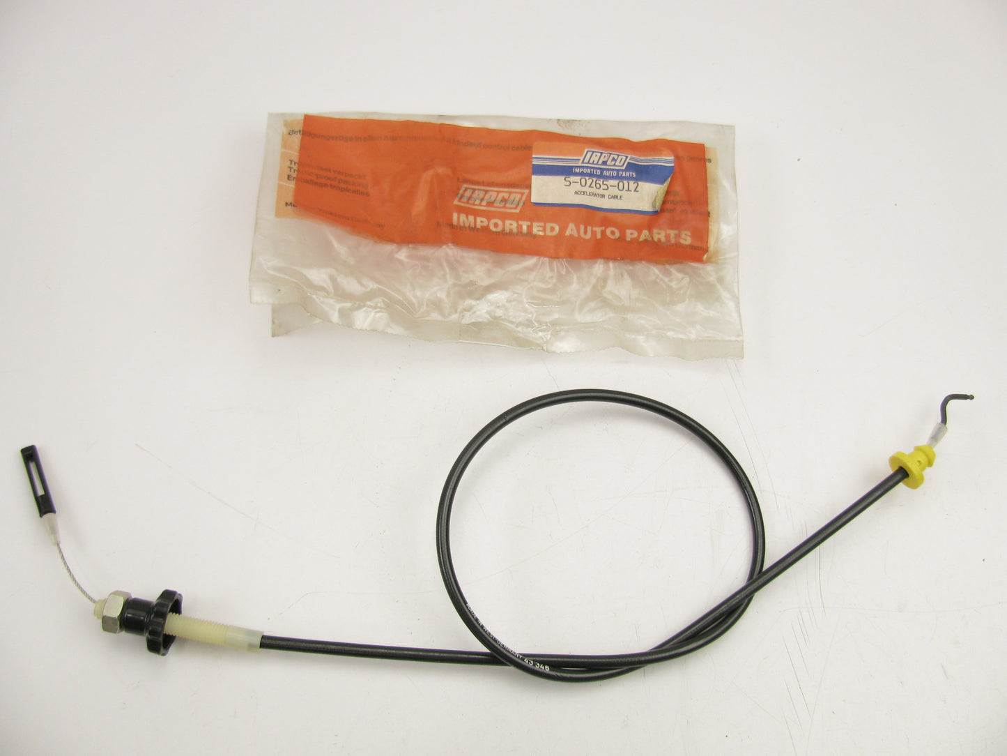 New Iapco S-0265-012 Accelerator Cable For 1978-1980 Volkswagen Jetta Auto Trans