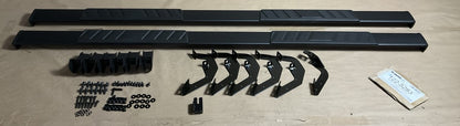 Iconic 122-5283 4'' QuadraStep Black Step Bars - 2007-18 Sierra 1500 Crew Cab