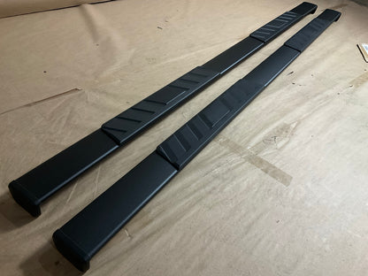 Iconic 122-5283 4'' QuadraStep Black Step Bars 07-19 Silverado 2500 3500 Crew Cab