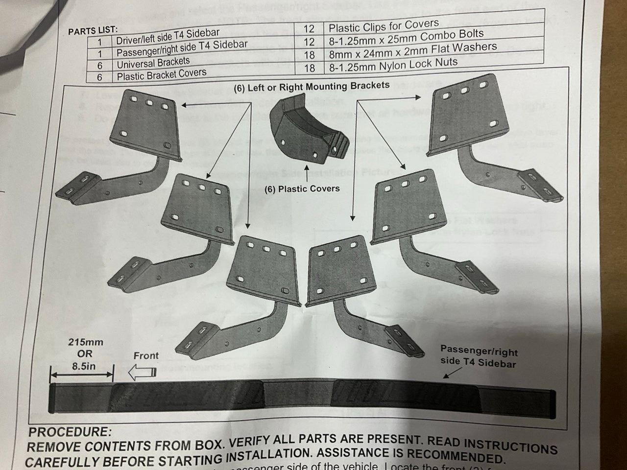 Iconic 122-5904 4'' QuadraStep Black Step Bars For 2019-2022 Ram 1500 QUAD CAB