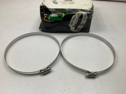 (2) Ideal Tridon 5010451 Worm Gear Hose Clamp, SAE Size # 104, 5'' To 7''