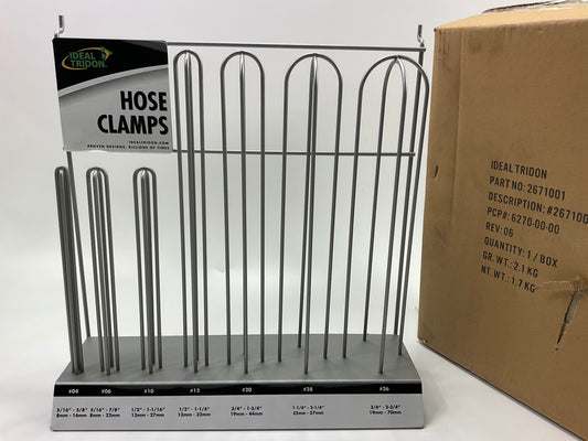 Ideal 2671001 Empty Hose Clamp Display Rack