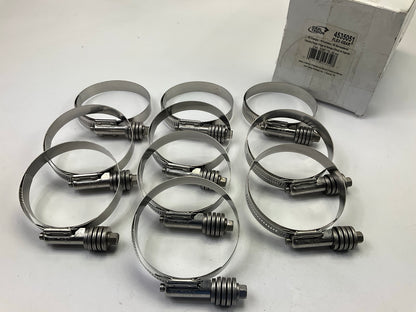 (10) Ideal 4535051 Flex Gear Hose Clamp, 2-3/4'' To 3-5/8''