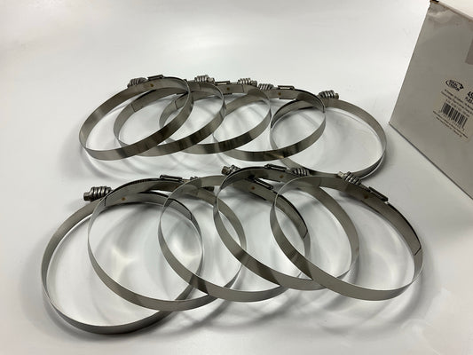 (10) Ideal 4560051 Stainless Steel Hose Clamp -  5-1/4''- 6-1/8'' Clamping Range