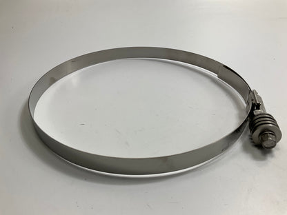 (10) Ideal 4580051 SAE 812 Hose Clamps - 7-1/4''-8-1/8'' Clamp Range, Stainless