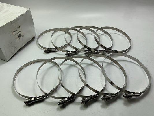 (10) Ideal 4580061 Large Hose Clamps 7-1/4'' - 8-1/8'' / 184-206mm