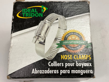 (10) Ideal 5008051 Worm Gear Hose Clamp, SAE Size # 08, 7/16'' To 1''