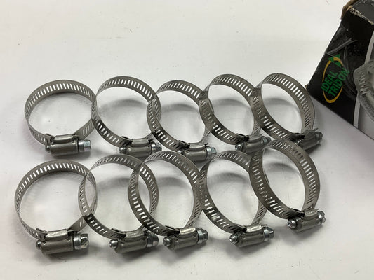 (10) Ideal 5024051 Worm Gear Hose Clamp, SAE Size # 24, 1'' To 2''