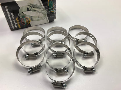 (10) Ideal 5032051 Worm Gear Hose Clamp, SAE Size # 32, 1-1/2'' To 2-1/2''